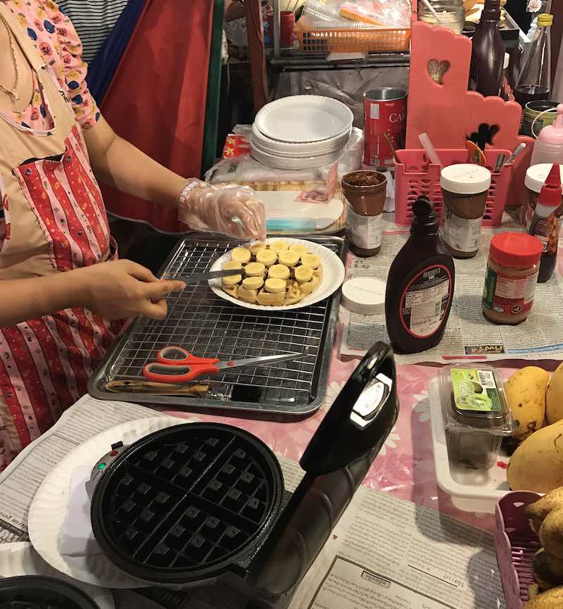 Waffle at Pai Walking Street