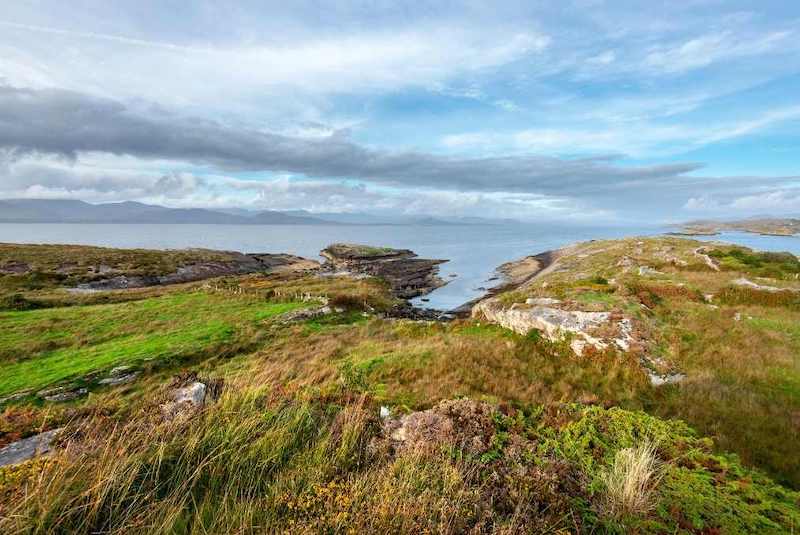 Ring of Beara landscape and oceanview