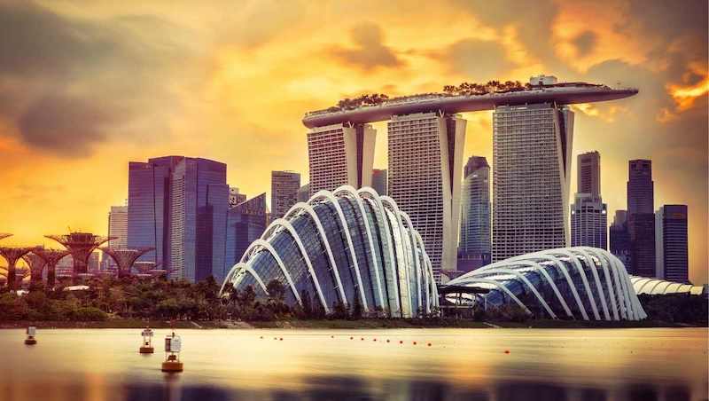 Marina Bay in Singapore