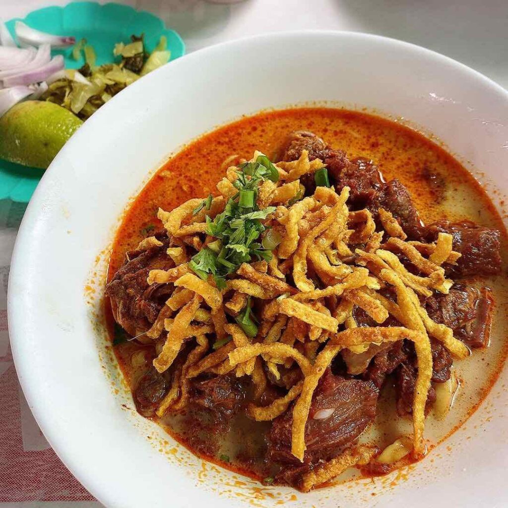 Tasty Khao Soi from Khao soi Lung Parti Kad Kom